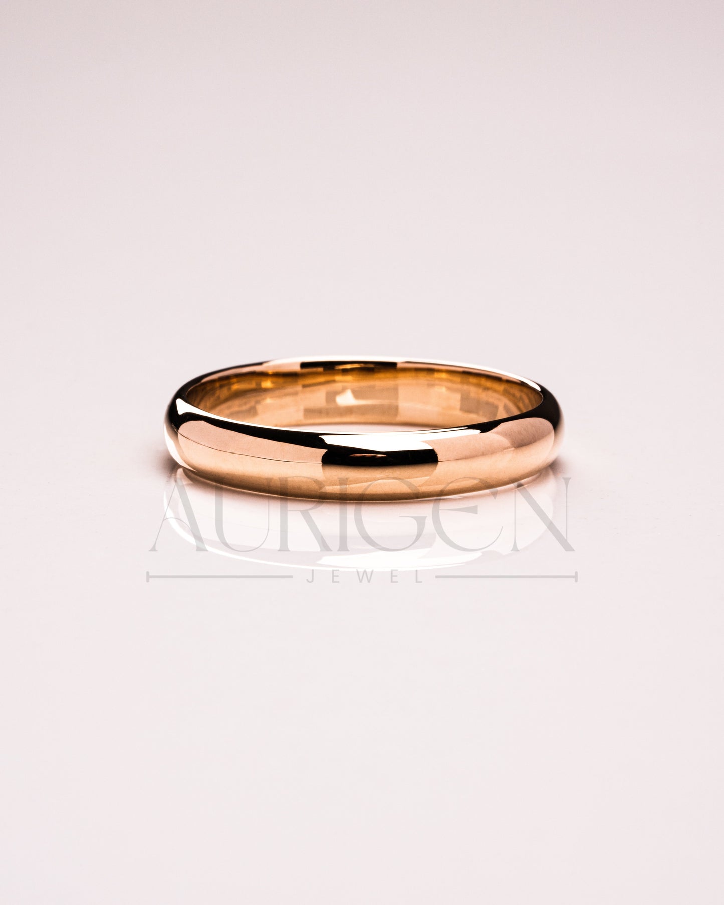Classic Men’s Wedding Band 14K Solid Gold