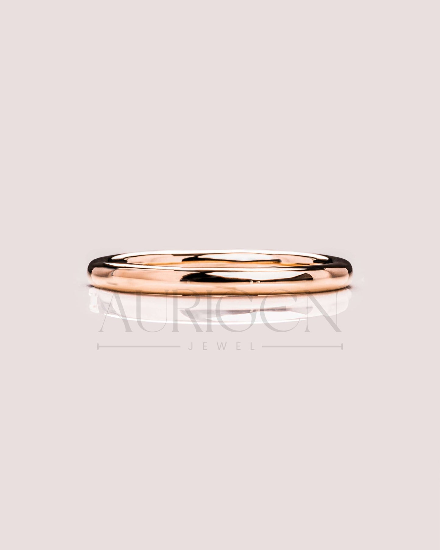 Fancy Asscher & Baguette Moissanite & Leb Diamond Band - 14k Rose Gold