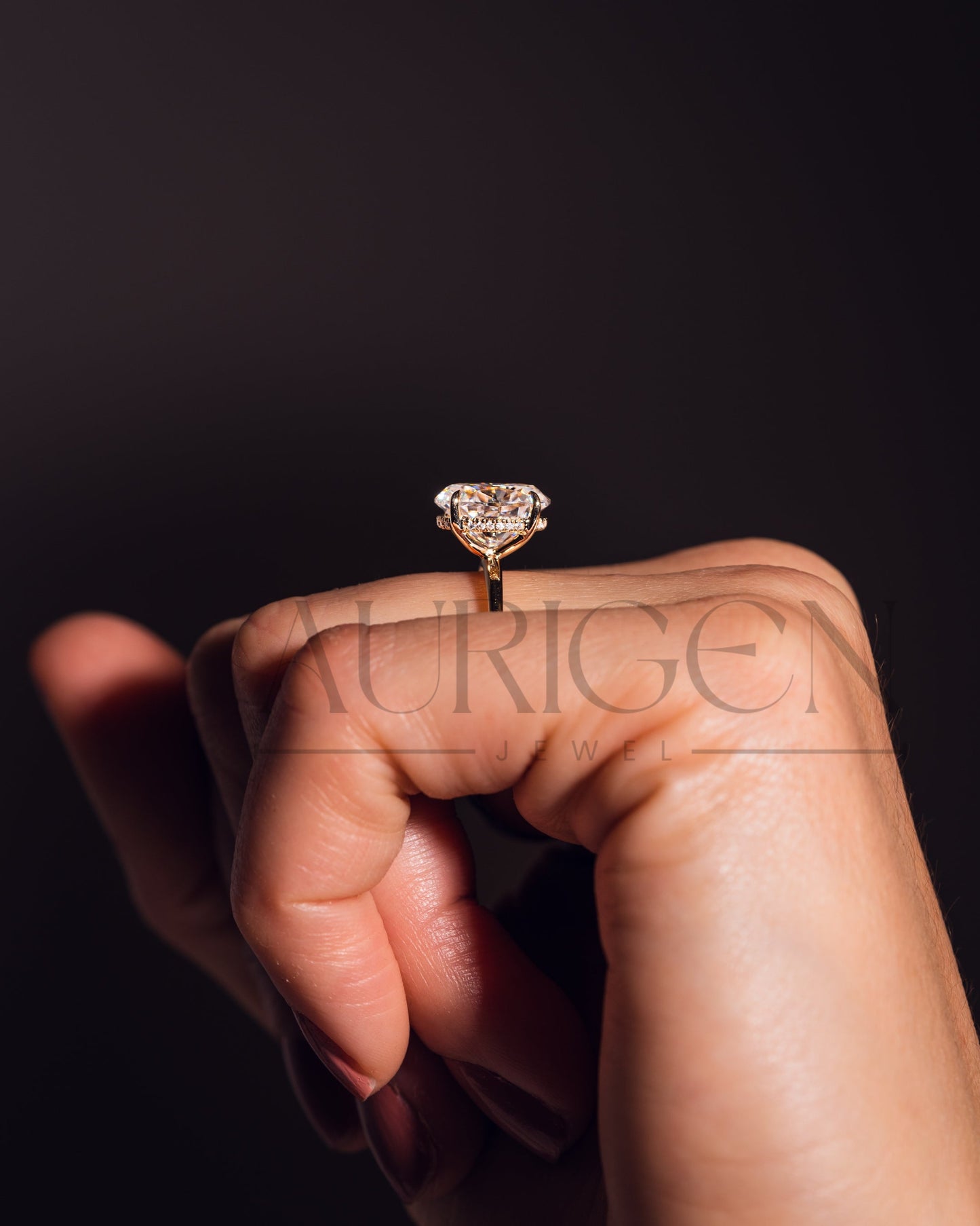 2.5 Ct Classic Oval-Cut Diamond Solitaire Ring Brilliant Oval 4-Prong Diamond Ring