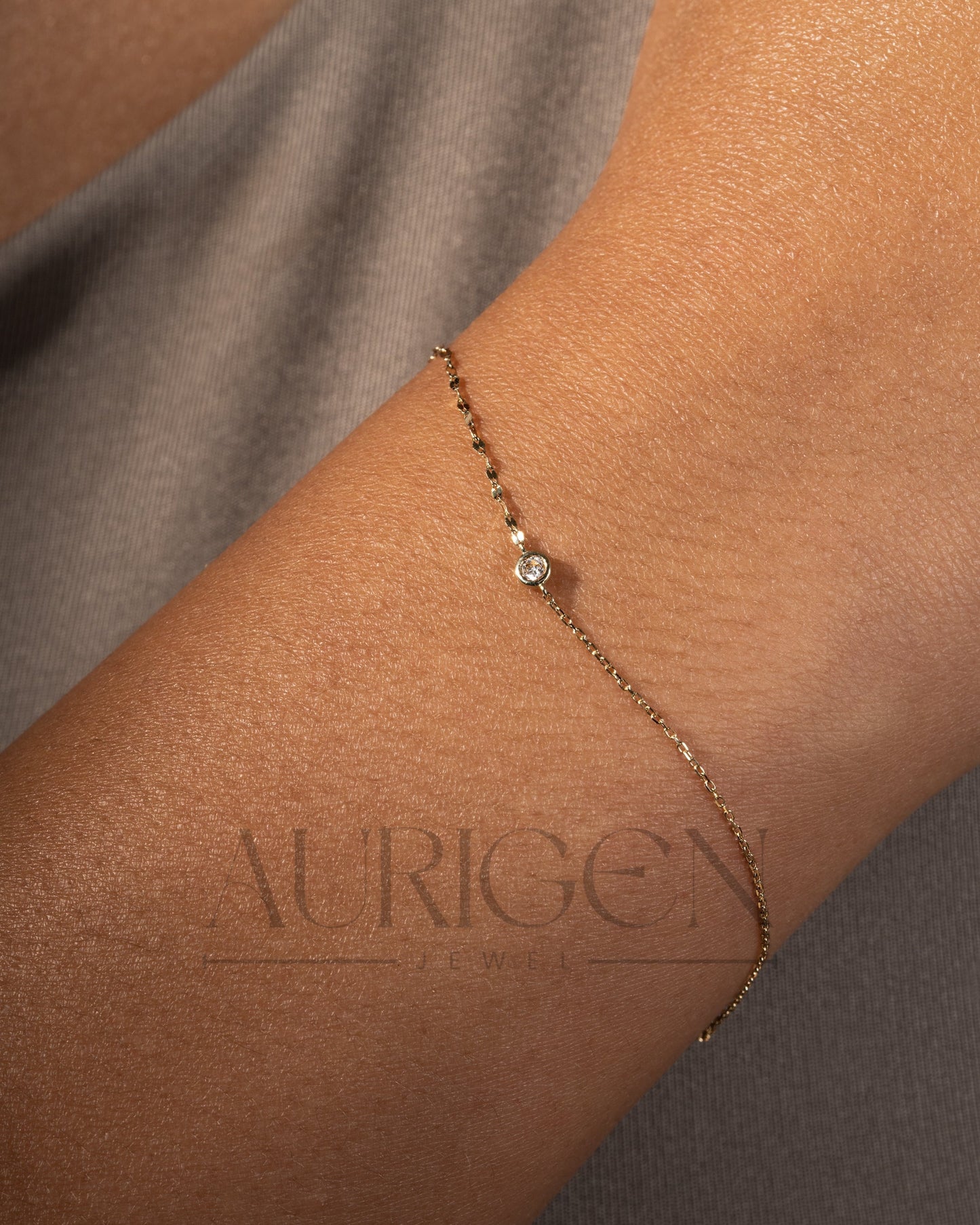 Elegant Round Cut Moissanite and Lab Grown Diamond Rose Gold Bezel Setting Bracelet