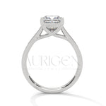 2 Ct Modern Princess Cut Diamond Ring in 14K Solid Gold with Pave Setting