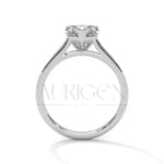 2 Ct Romantic Heart Shaped Diamond Solitaire Ring in 14K Solid Gold