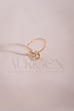 Inspired Crushed Ice Oval Cut Moissanite and Lab Grown Diamond 14K Solid Gold Ring