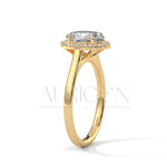 Modern 2.00 CT Oval Cut Diamond Engagement Ring with Halo
