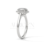 Modern 2.00 CT Oval Cut Diamond Engagement Ring with Halo