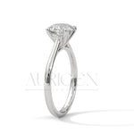 2 Ct Round Brilliant Solitaire Diamond Engagement Ring in 14K Solid Gold