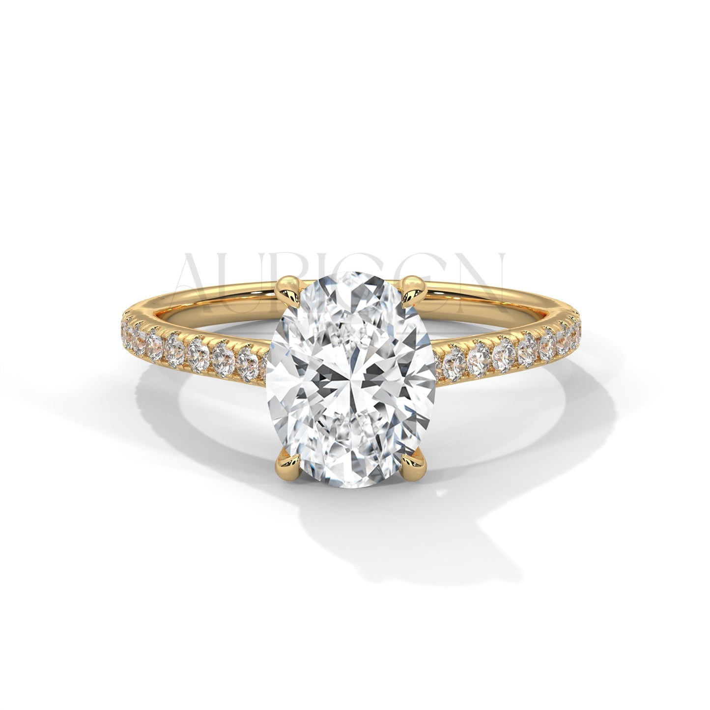2.00 CT Oval Cut Diamond Engagement Ring