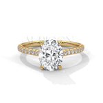 2.00 CT Oval Cut Diamond Engagement Ring