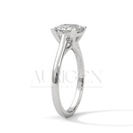 2 Ct Luxury Princess Cut Diamond Solitaire Ring in 14K Solid Gold