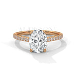 2.00 CT Oval Cut Diamond Engagement Ring