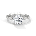 2.00 CT Round Cut Moissanite Diamond Engagement Ring