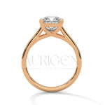 2 Ct Luxury Princess Cut Diamond Solitaire Ring in 14K Solid Gold