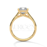 2 Ct Luxury Princess Cut Diamond Solitaire Ring in 14K Solid Gold
