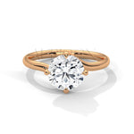 2.00 CT Round Cut Diamond Engagement Ring.