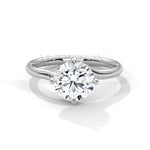 2.00 CT Round Cut Diamond Engagement Ring.