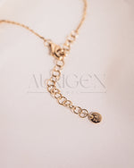Timeless 14K Rose Gold Round Cut Bezel Necklace-Lab Grown and Moissanite Diamond