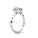 2 Ct Solitaire Pear Shaped Diamond Ring in Classic 14K Solid Gold