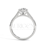 2 Ct Solitaire Pear Shaped Diamond Ring in Classic 14K Solid Gold