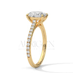 2.00 CT Oval Cut Diamond Engagement Ring