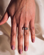 Solitaire Round Cut Engagement Ring-Lab Grown and Moissanite Diamond