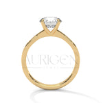 Twist Solitaire 2.00 CT Round Cut Moissanite Diamond Engagement Ring