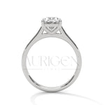 The Classic Oval Cut Moissanite Diamond Ring in 14K Solid Gold