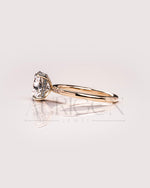 Cushion Brilliant Leb Diamond & Moissanite Diamond Engagement Ring Halo With Side Stone Engagement Ring