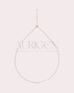 14K Solid Gold Round Cut Moissanite and Lab Grown Diamond Necklace