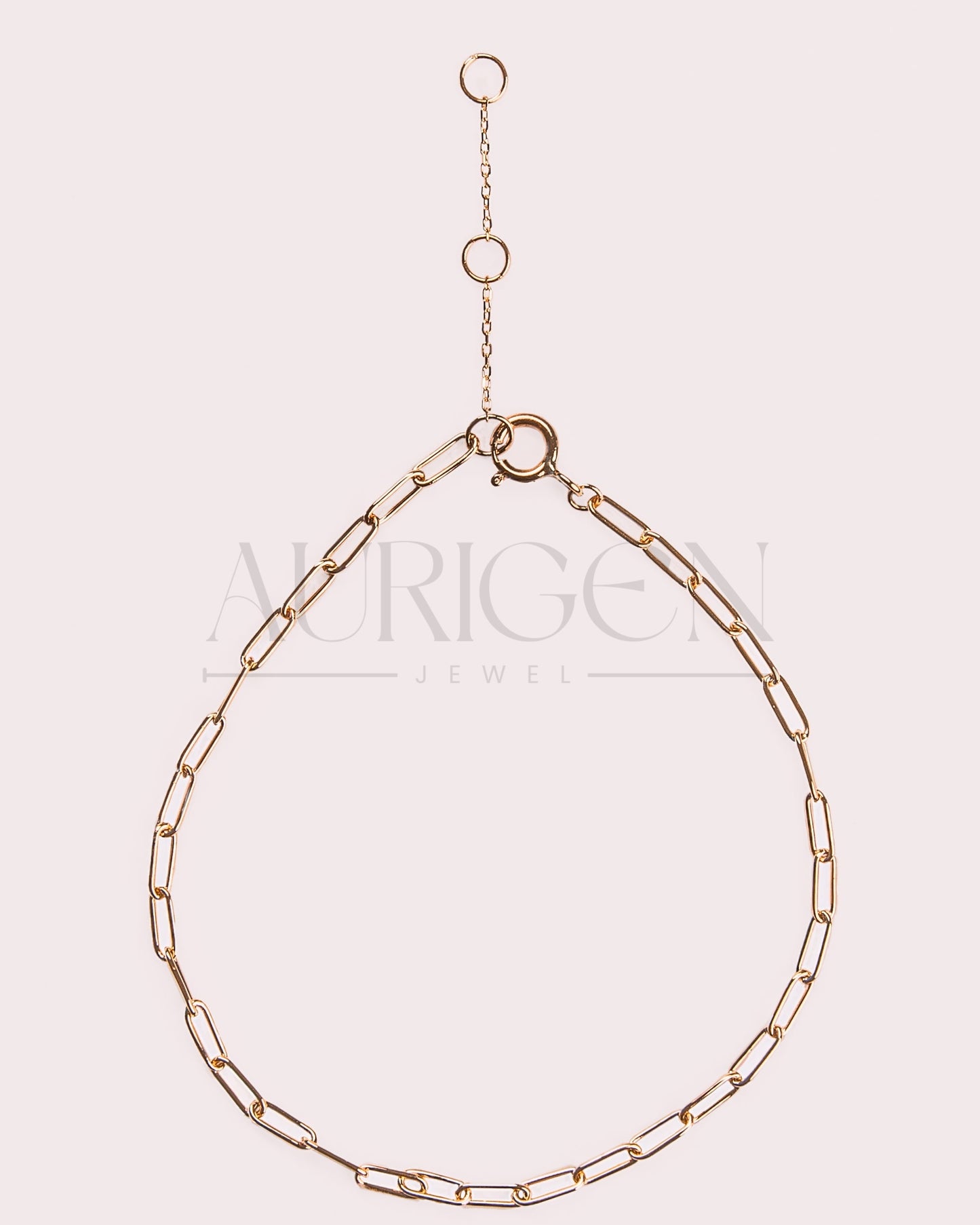 Modern Essentials 14K Solid Gold Chain Bracelet