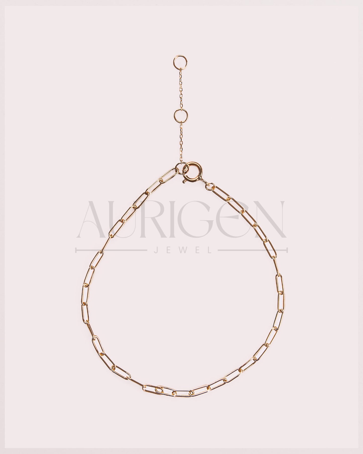 Modern Essentials 14K Solid Gold Chain Bracelet
