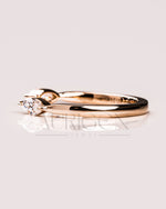 Fine Jewelry-Marquise Cut Moissanite and Lab Grown Diamond Toi Et Moi Band