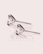 The Modern Classic: Asscher Cut Lab Grown and Moissanite Stud Earrings