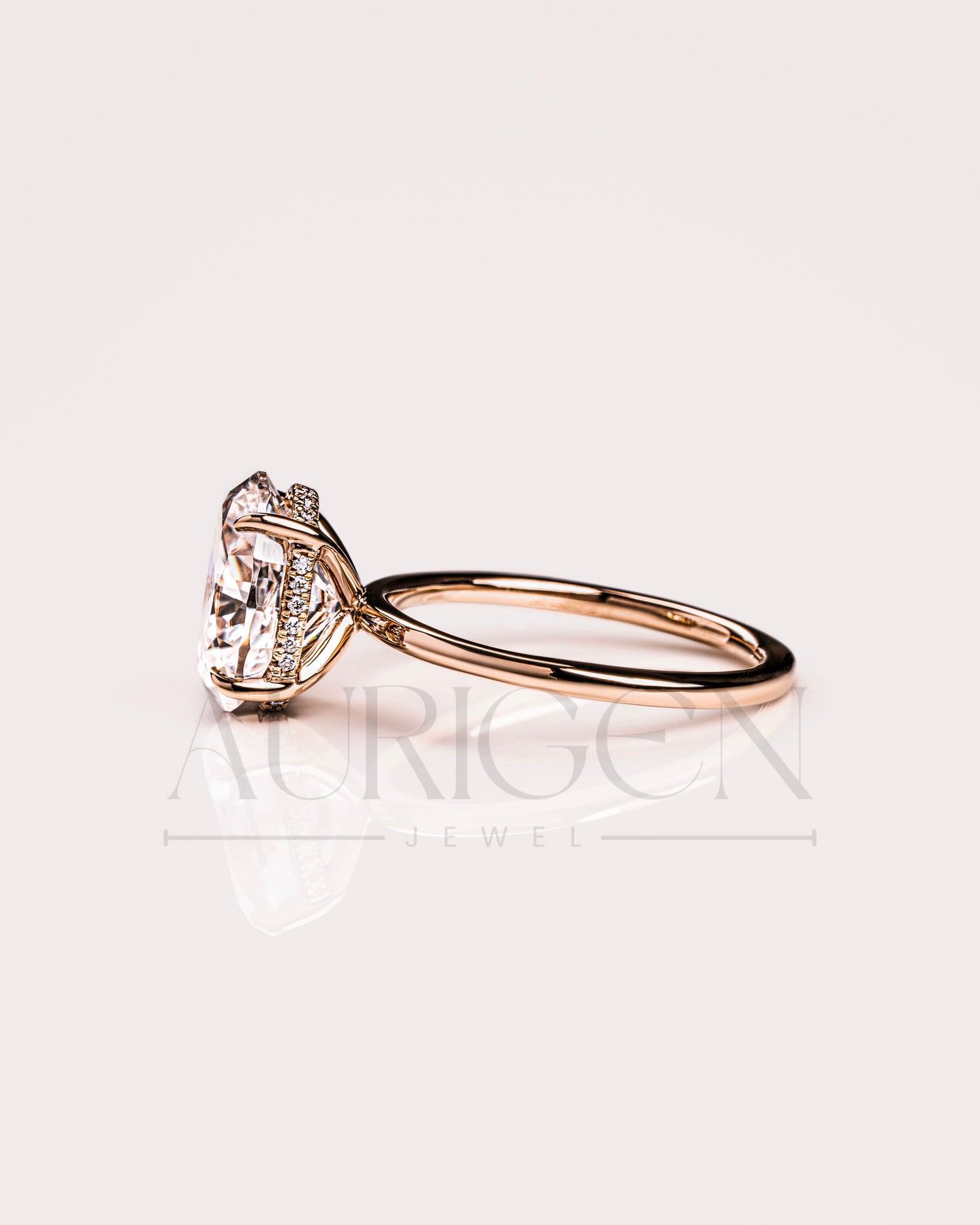 2.5 Ct Classic Oval-Cut Diamond Solitaire Ring Brilliant Oval 4-Prong Diamond Ring