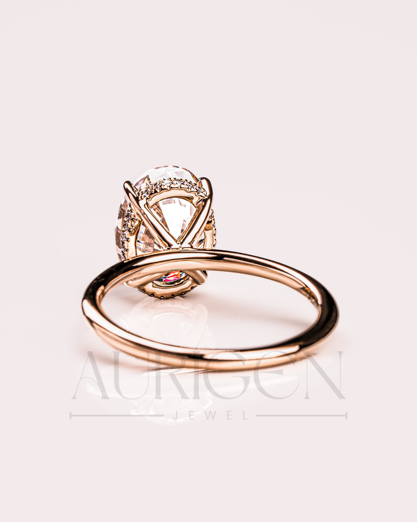 2.5 Ct Classic Oval-Cut Diamond Solitaire Ring Brilliant Oval 4-Prong Diamond Ring