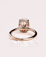 2.5 Ct Classic Oval-Cut Diamond Solitaire Ring Brilliant Oval 4-Prong Diamond Ring