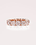 Cushion and Emerald Cut Full Eternity Band - Lab Grown & Moissanite Diamond