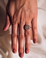 Brilliant Round Cut Moissanite and Lab Grown Diamond Bezel Setting Ring With Halo