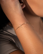 Modern Essentials 14K Solid Gold Chain Bracelet