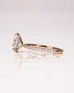 New Arrival Pear Cut Engagement Ring - Lab Grown and Moissanite Diamond