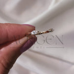 Fine Jewelry-Marquise Cut Moissanite and Lab Grown Diamond Toi Et Moi Band